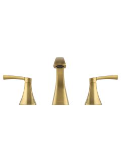 Смеситель для раковины на 3 отверстия Wonzon & Woghand Flex WW-88083095-BG брашированное золото